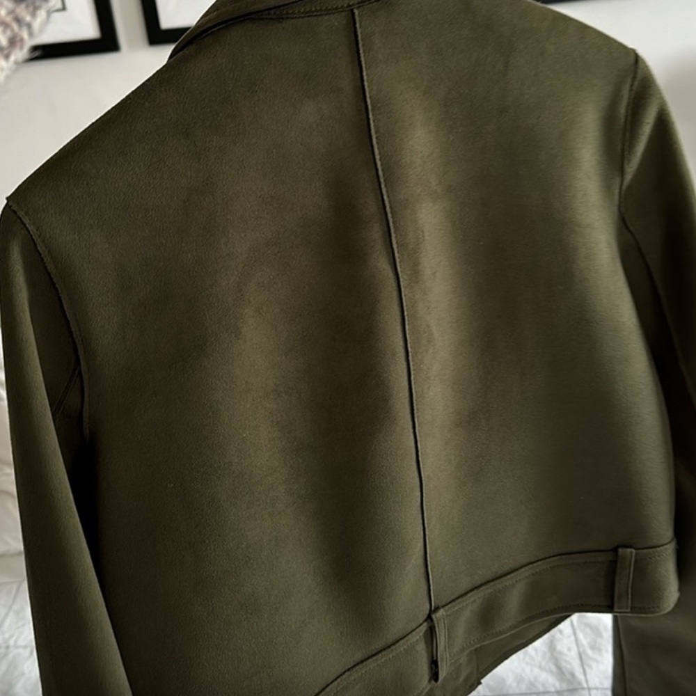 Zara Cropped Moto Jacket - Picture 3 of 5